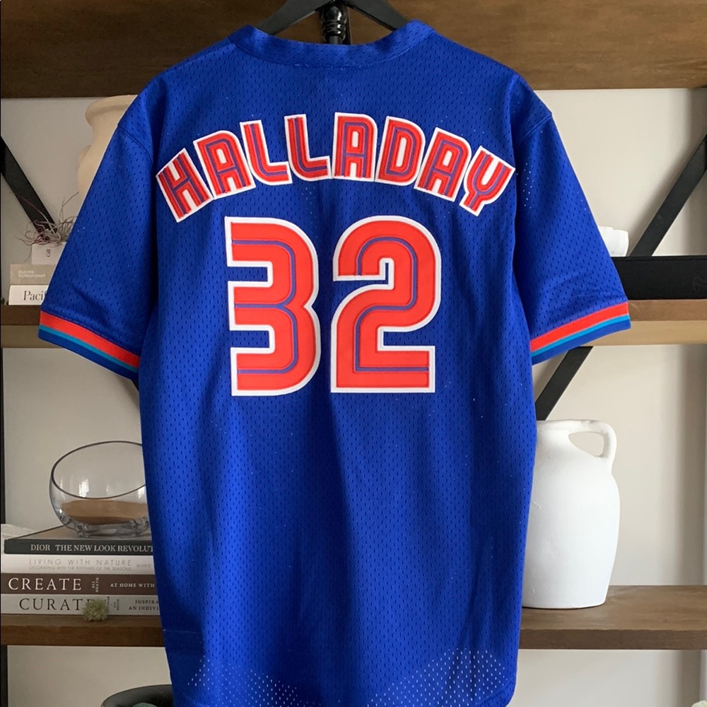 Roy Halladay Toronto Blue Jays Mitchell & Ness Cooperstown Collection Jersey